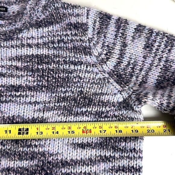 Eileen Fisher Wool Silk Blend Long Sleeve Chunky Pullover Sweater Relaxed Fit S - Picture 10 of 11